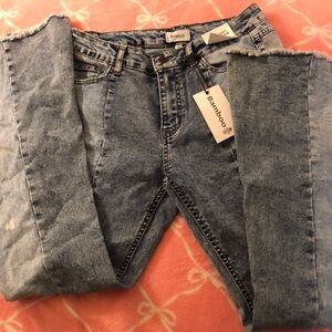 Juniors Bootcut Boho Jeans